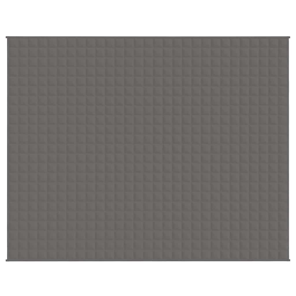 Vidaxl schwache Decke 235x290 cm 15 kg Stoff grau