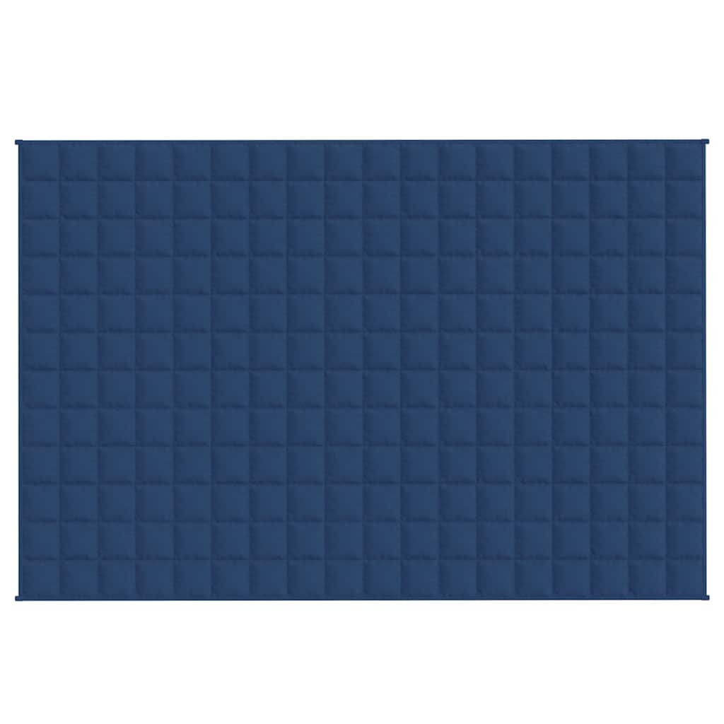 Vidaxl schwache Decke 120x180 cm 5 kg Stoff blau