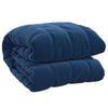 Vidaxl schwache Decke 150x200 cm 7 kg Stoff blau
