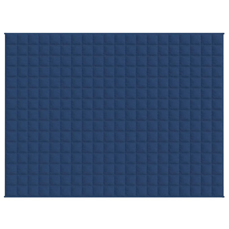 Vidaxl schwache Decke 150x200 cm 7 kg Stoff blau