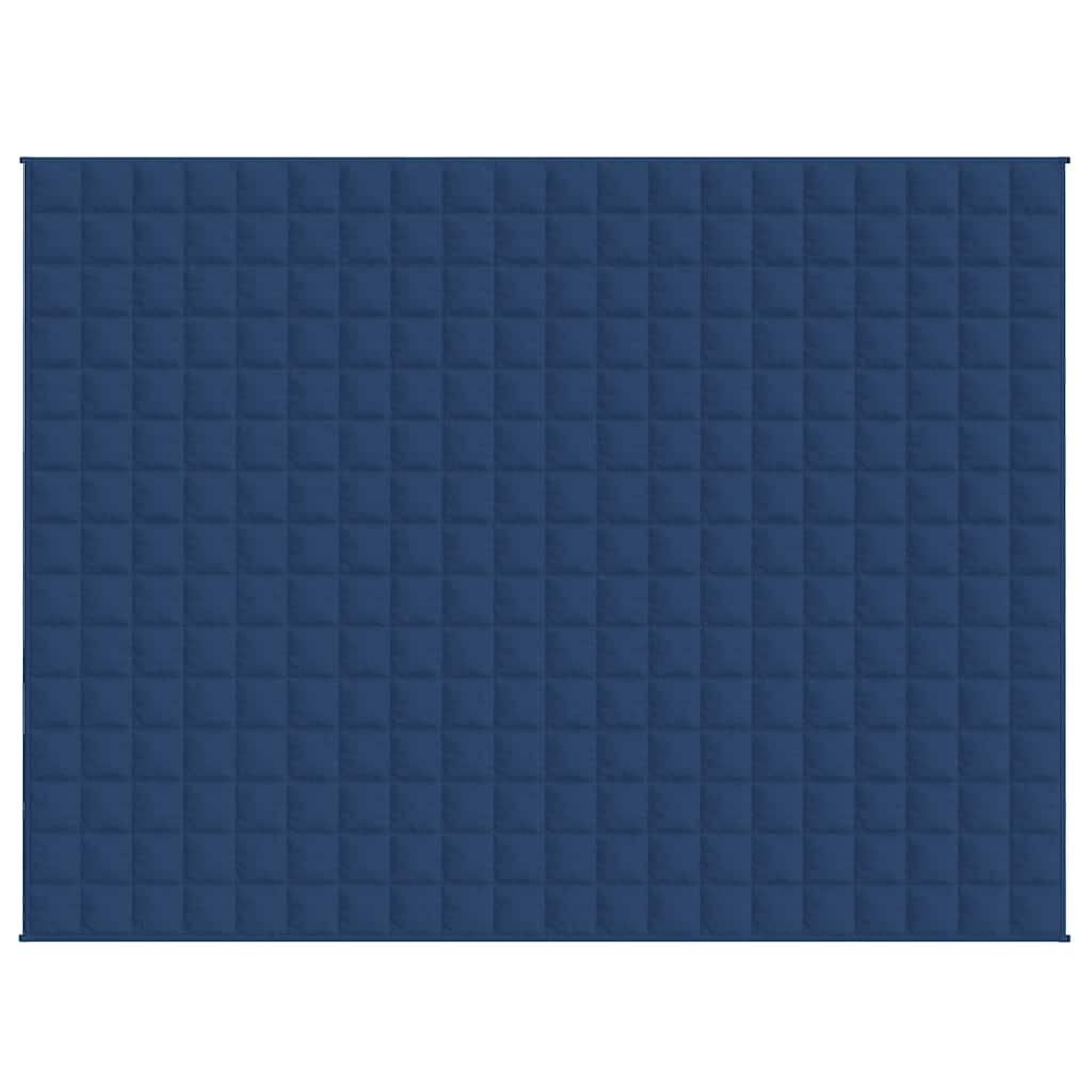 Vidaxl schwache Decke 150x200 cm 11 kg Stoff blau