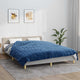 Vidaxl schwachende Decke 200x200 cm 9 kg Stoff blau