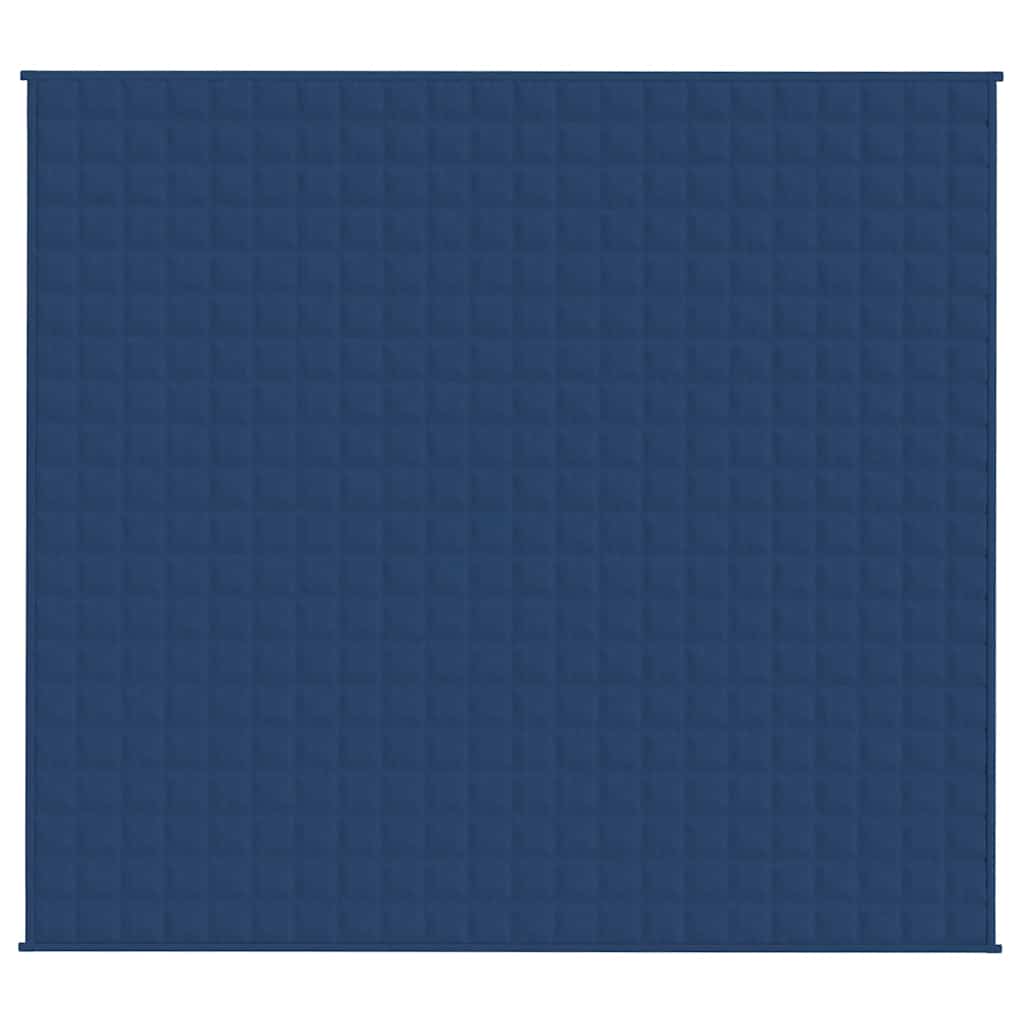 Vidaxl schwache Decke 200x225 cm 9 kg Stoff blau