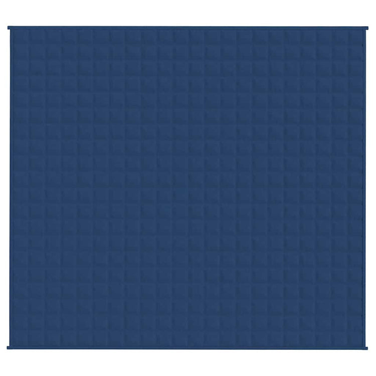 Vidaxl schwache Decke 200x225 cm 9 kg Stoff blau