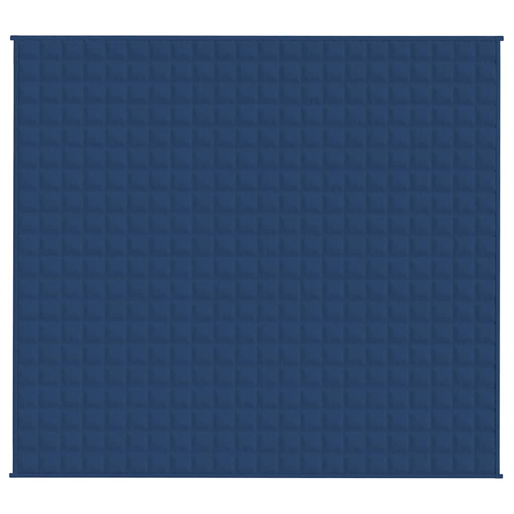 Vidaxl schwache Decke 200x225 cm 13 kg Stoff blau