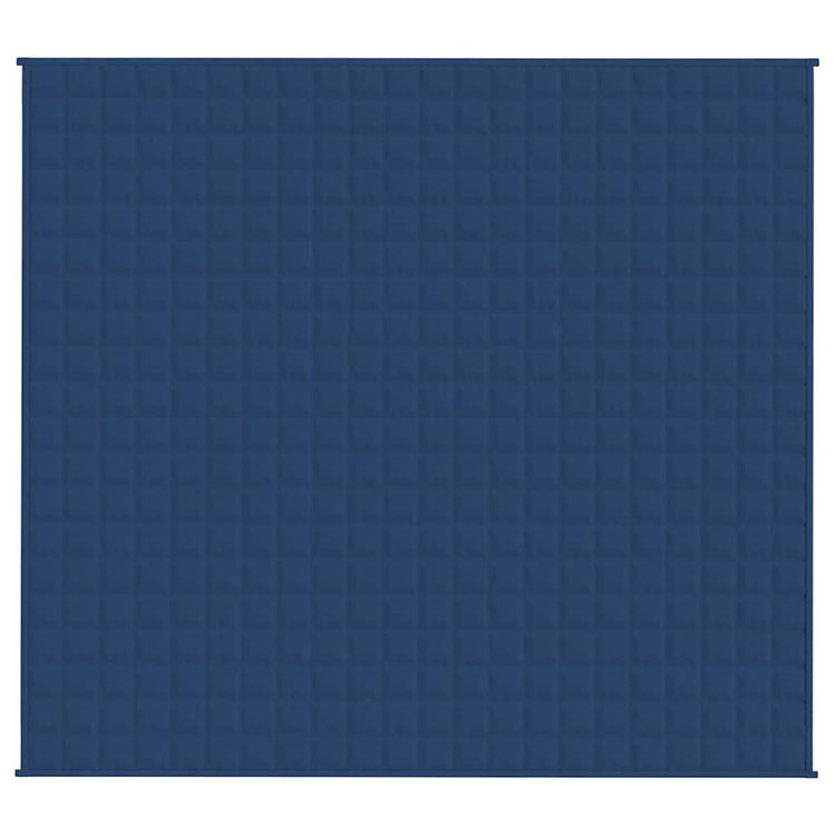 Vidaxl schwache Decke 200x225 cm 13 kg Stoff blau