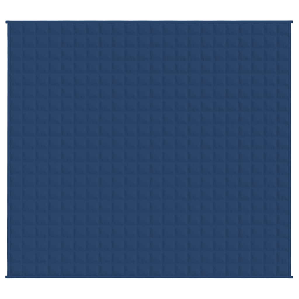 Vidaxl schwache Decke 220x235 cm 11 kg Stoff blau