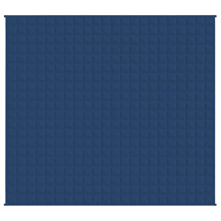 Vidaxl schwache Decke 220x235 cm 11 kg Stoff blau