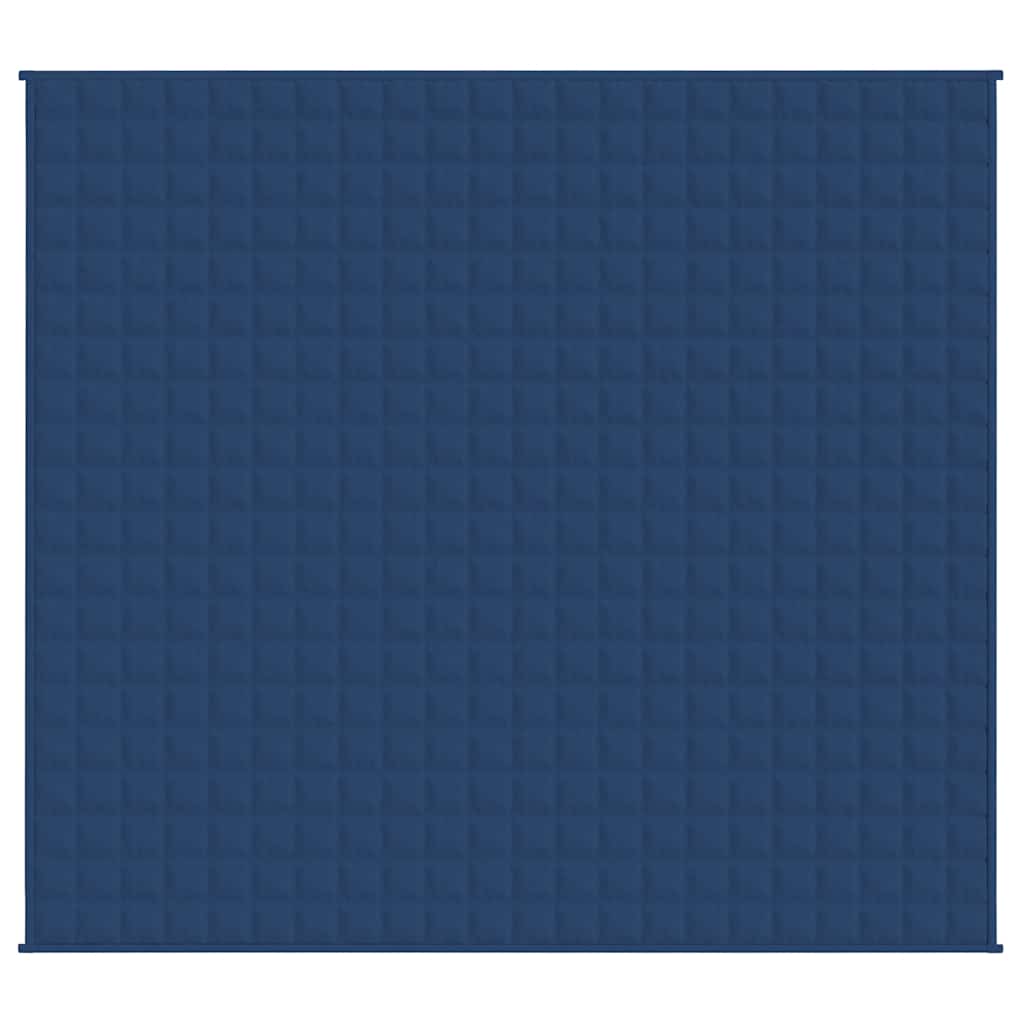 Vidaxl schwache Decke 220x235 cm 15 kg Stoff blau