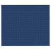 Vidaxl schwache Decke 220x260 cm 11 kg Stoff blau