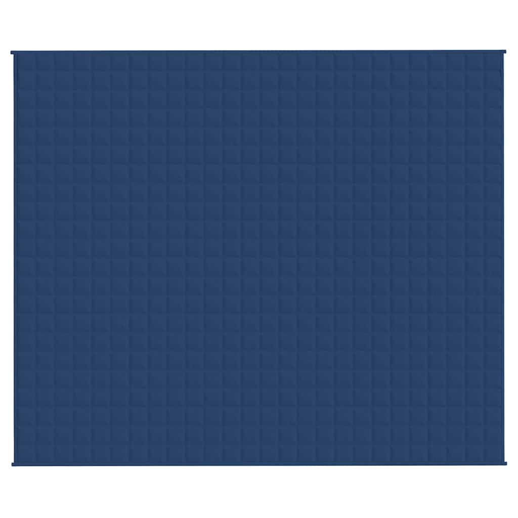 Vidaxl schwache Decke 220x260 cm 11 kg Stoff blau