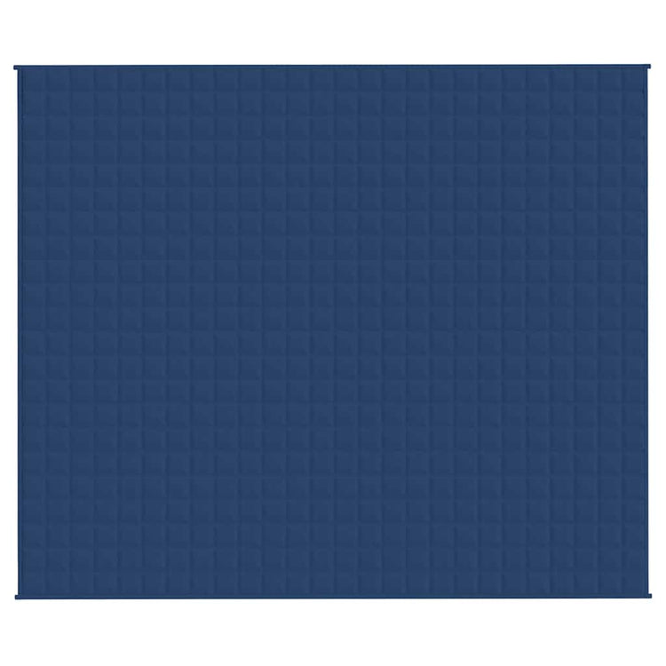 Vidaxl schwache Decke 220x260 cm 11 kg Stoff blau