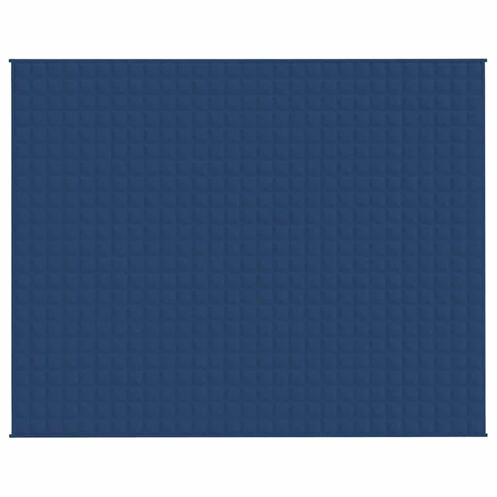 Vidaxl schwache Decke 235x290 cm 11 kg Stoff blau