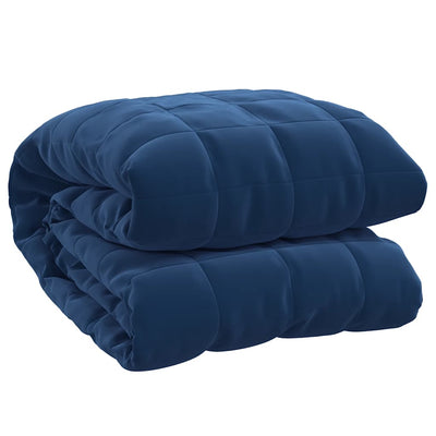 Vidaxl schwache Decke 235x290 cm 15 kg Stoff blau