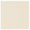 Vidaxl schwache Decke 200x200 cm 13 kg Stoffleuchte creme -gelöscht