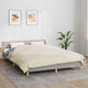 Vidaxl schwache Decke 200x225 cm 9 kg Stoff Light Cream -Colored