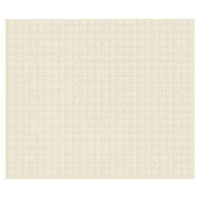 Vidaxl schwache Decke 220x260 cm 15 kg Stofflampencreme -gelöscht - afbeelding 3