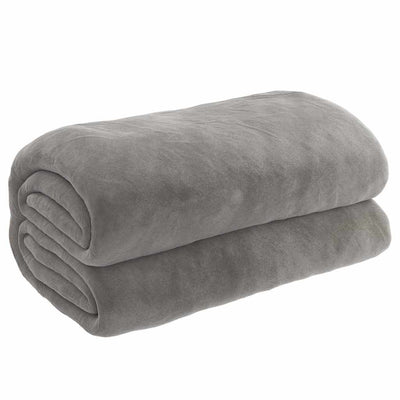 Vidaxl schwachende Decke mit Abdeckung 150x200 cm 7 kg Stoff grau