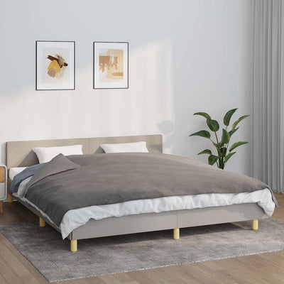 Vidaxl schwachende Decke mit Abdeckung 155x220 cm 11 kg Stoff grau