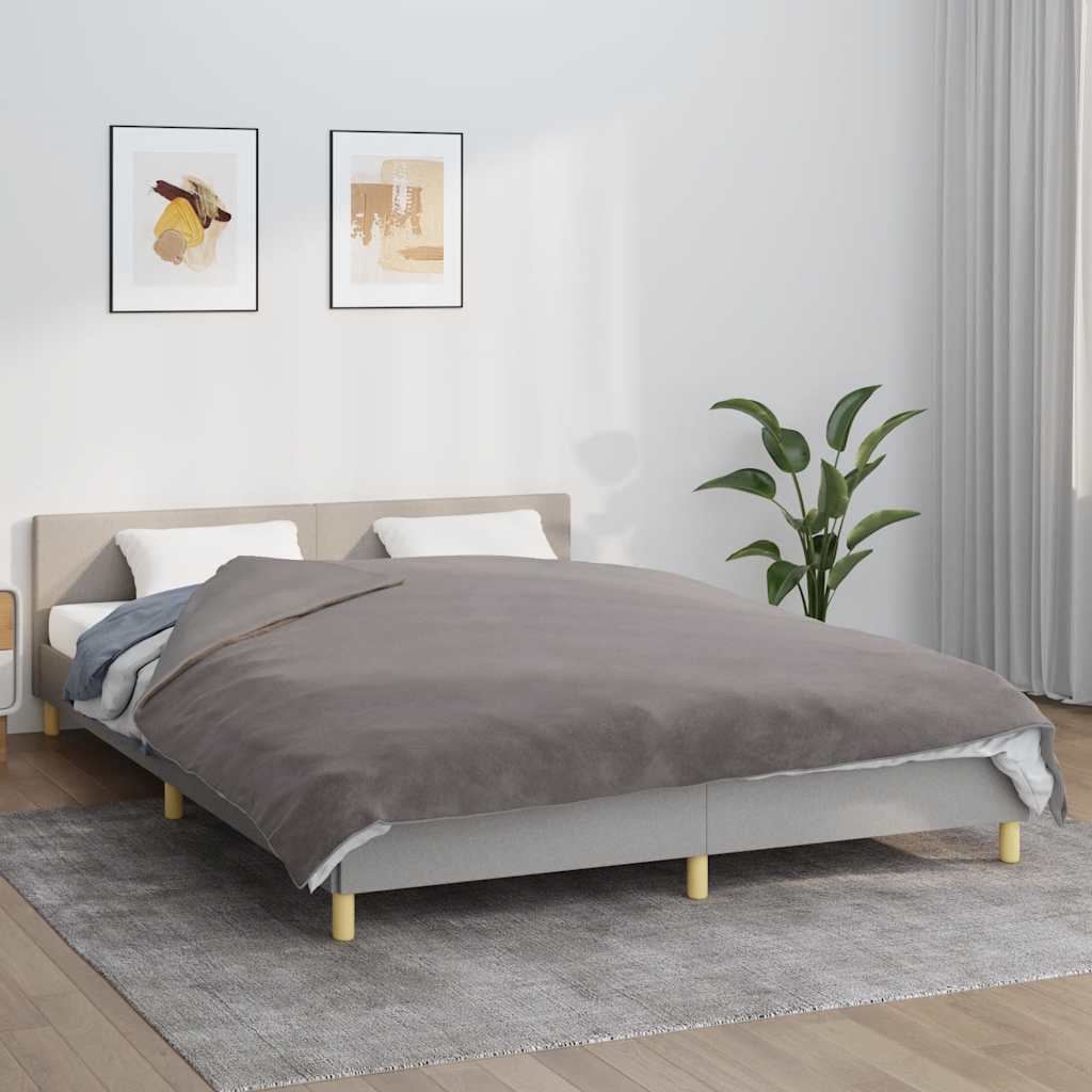 Vidaxl schwachende Decke mit Abdeckung 200x200 cm 9 kg Stoff grau
