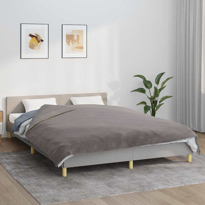 Vidaxl schwachende Decke mit Abdeckung 200x200 cm 9 kg Stoff grau