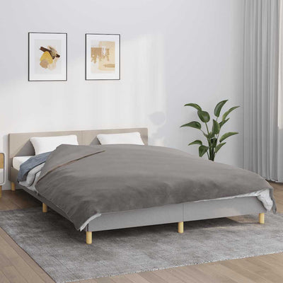 Vidaxl schwachende Decke mit Abdeckung 200x200 cm 13 kg Stoff grau