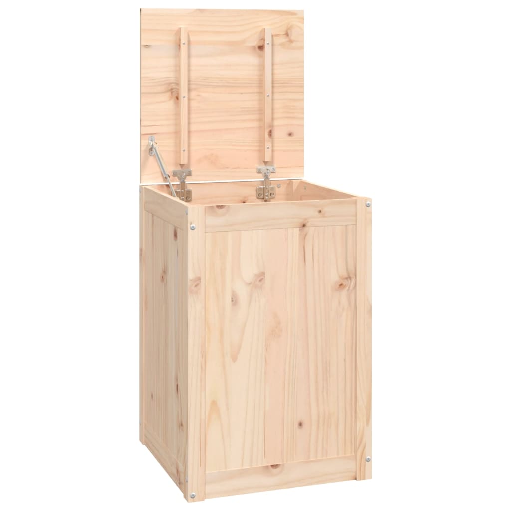 VIDAXL -Waschkorb 44x44x66 cm Festkiefer