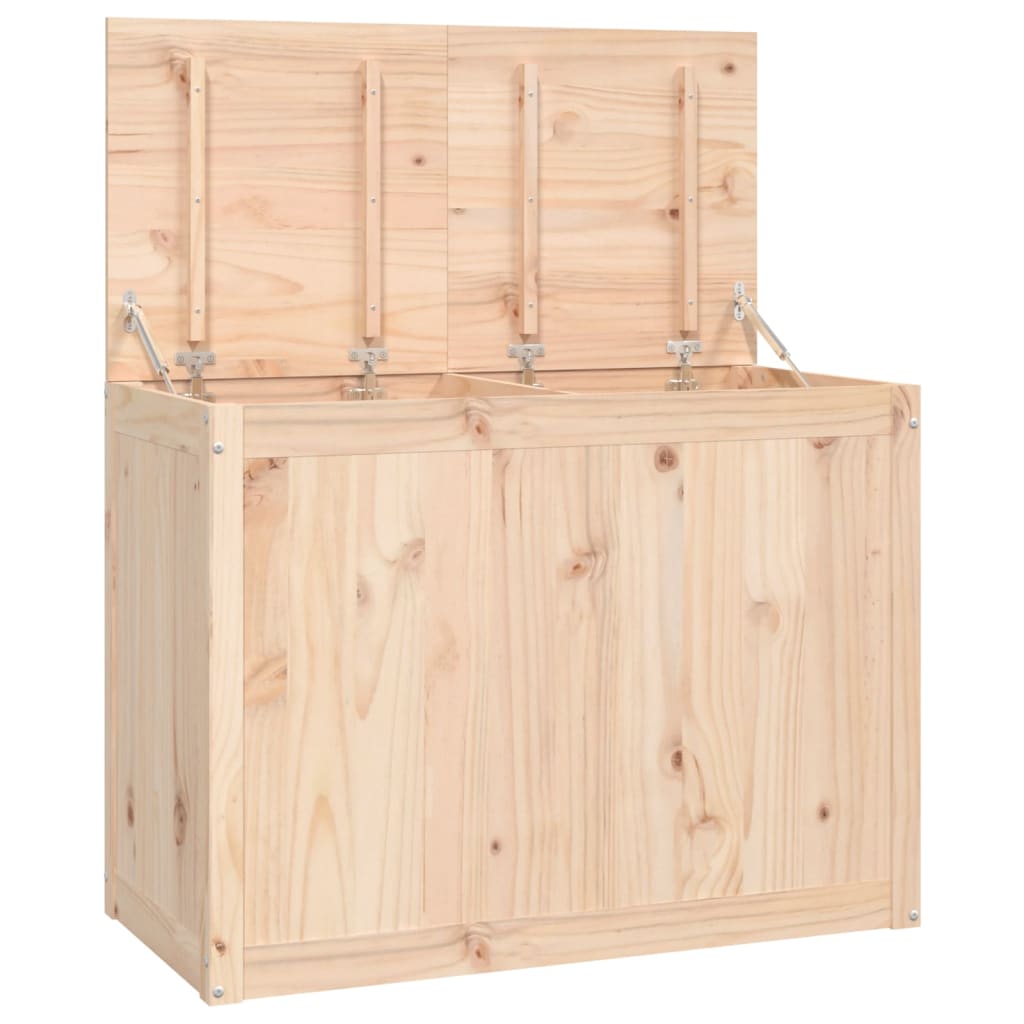 VIDAXL -Waschkorb 88.5x44x66 cm Festkiefer