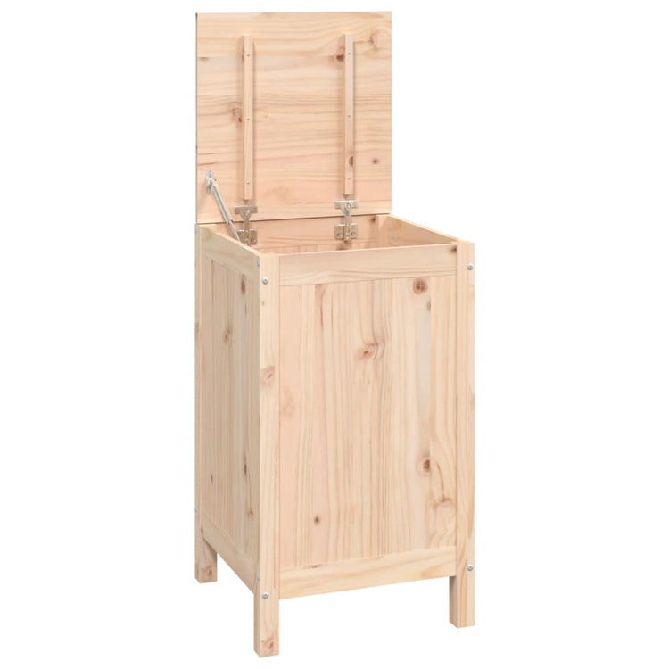 Vidaxx Wäschekorb 44x44x76 cm massives Kiefernholz