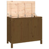 Vidaxl Waschkorb 88.5x44x76 cm Festkiefer Honigbraun