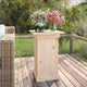 VIDAXL -Blumenstandard 40x40x60 cm Festkiefer