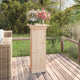 VIDAXL -Blumenstandard 40x40x90 cm Festkiefer