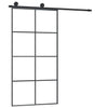 VIDAXL -Schiebetür mit Teig 102,5 x 205 cm ESG -Glas und Aluminium