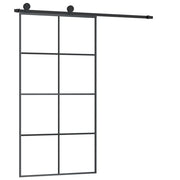 VIDAXL -Schiebetür mit Teig 102,5 x 205 cm ESG -Glas und Aluminium - afbeelding 2