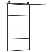 VIDAXL -Schiebetür mit Teig 102,5 x 205 cm ESG -Glas und Aluminium - afbeelding 5