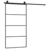 VIDAXL -Schiebetür mit Teig 102,5 x 205 cm ESG -Glas und Aluminium