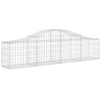 Vidaxl Schanskorf Gewölbe 200x30x40 60 cm verzinktes Eisen