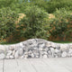Vidaxl Schanskorf Gewölbe 200x30x40 60 cm verzinktes Eisen