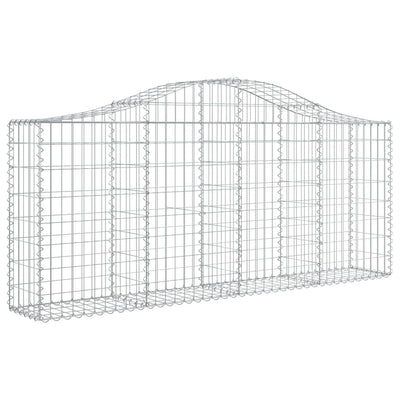 Vidaxl Schanskorf Gewölbe 200x30x80 100 cm verzinktes Eisen