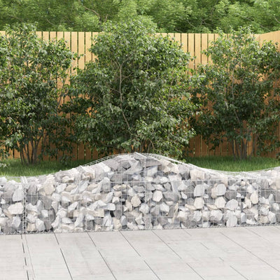 Vidaxl Schanskorf Gewölbe 200x50x40 60 cm verzinktes Eisen