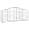 Vidaxl Schanskorf Gewölbe 200x50x80 100 cm verzinktes Eisen