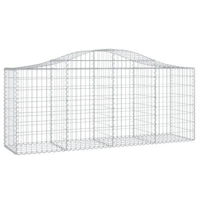 Vidaxl Schanskorf Gewölbe 200x50x80 100 cm verzinktes Eisen