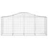 Vidaxl Schanskorf Gewölbe 200x50x80 100 cm verzinktes Eisen