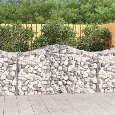 Vidaxl Schanskorf Gewölbe 200x50x100 120 cm verzinktes Eisen