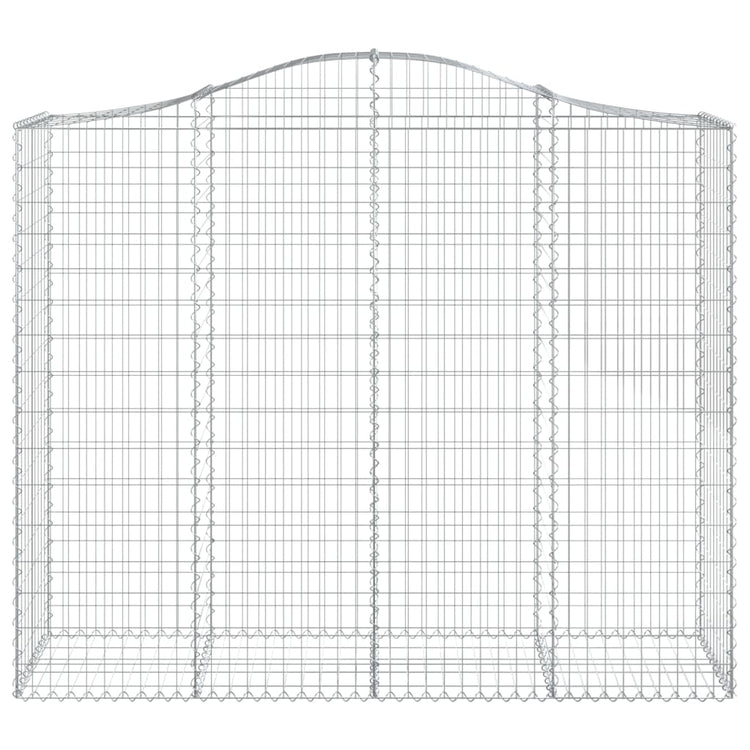 Vidaxl Schanskorf Gewölbe 200x50x160 180 cm verzinktes Eisen