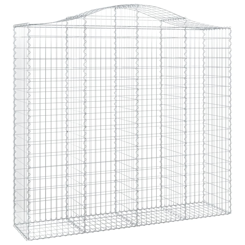 Vidaxl Schanskorf Gewölbe 200x50x180 200 cm verzinktes Eisen