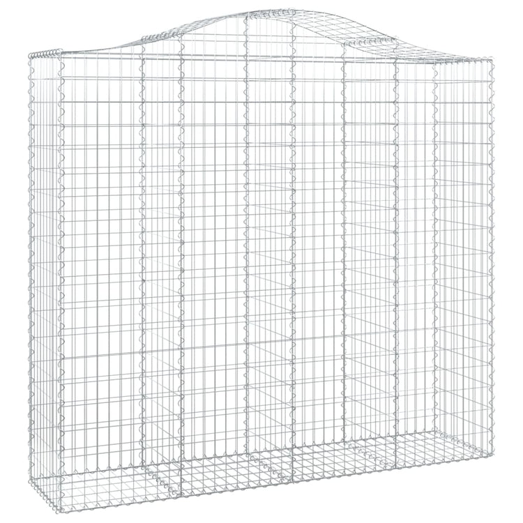 Vidaxl Schanskorf Gewölbe 200x50x180 200 cm verzinktes Eisen