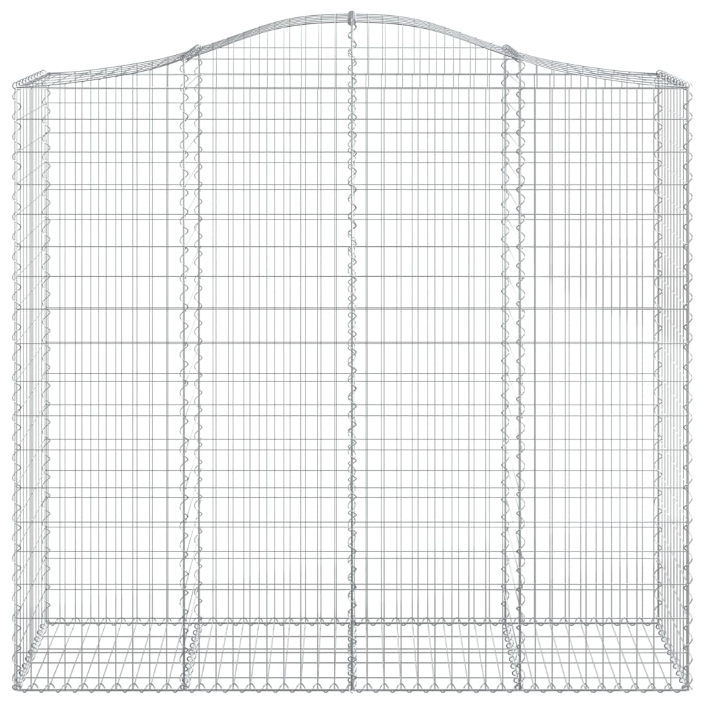 Vidaxl Schanskorf Gewölbe 200x50x180 200 cm verzinktes Eisen