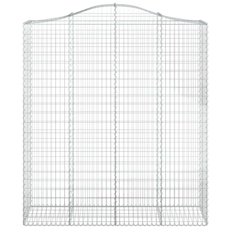 Vidaxl Schanskorf Gewölbe 200x50x220 240 cm verzinktes Eisen