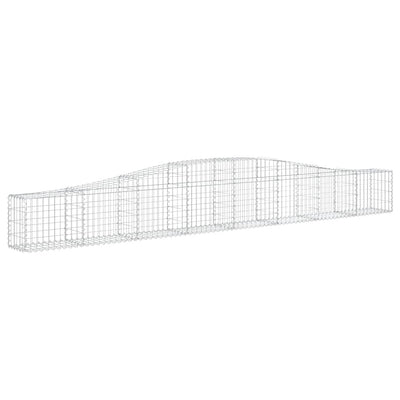 Vidaxl Schanskorf Gewölbe 400x30x40 60 cm verzinktes Eisen